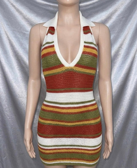 Striped Knit Dress