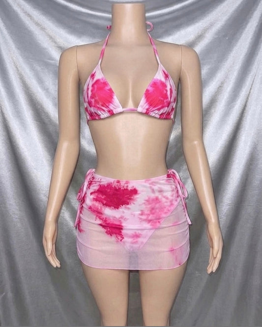 Pink swimsuit
