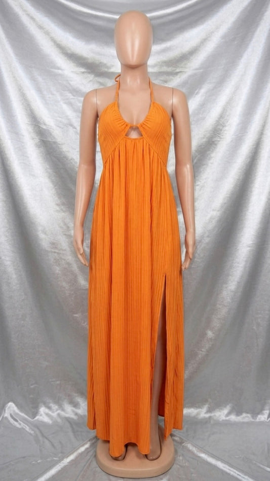 Orange Maxi Dress